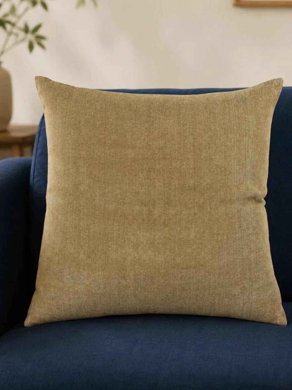 Rizzy Home Gold Solid Welted Decorative Pillow Cover